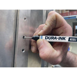 Markal Dura-ink Black Needle Nose Permanent Marker 1 pk, Pack of 6