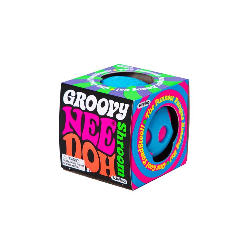 Schylling NeeDoh Groovy Shroom Fidget Toy Assorted, Pack of 12