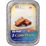 Hefty EZ Foil 9 in. W X 13 in. L Cake Pan 2 pc, Pack of 9