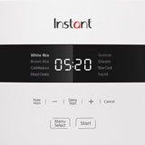 Instant White 20 cups Programmable Rice Cooker and Food Steamer
