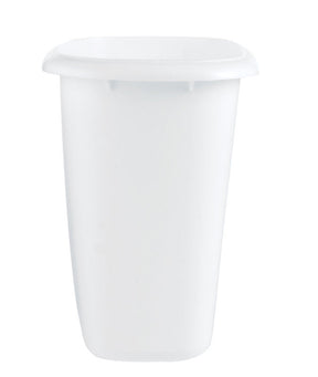 Rubbermaid 1.5 gal White Plastic Vanity Wastebasket, Pack of 6