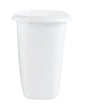 Rubbermaid 1.5 gal White Plastic Vanity Wastebasket, Pack of 6