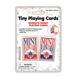 Playmaker Toys Tiny Playing Cards Blue/Red, Pack of 12