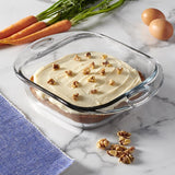 Anchor Hocking 8 in. W X 8 in. L Cake Pan Clear 1 pc, Pack of 3