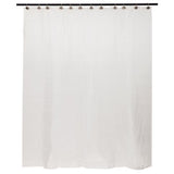 Kenney 72 in. H X 70 in. W Clear Embossed Shower Curtain Liner PEVA