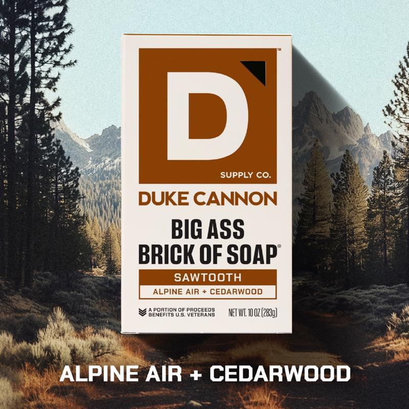 Duke Cannon Sawtooth Alpine Air + Cedarwood Scent Shower Soap 10 oz 1 pk
