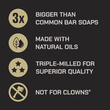 Duke Cannon Sawtooth Alpine Air + Cedarwood Scent Shower Soap 10 oz 1 pk