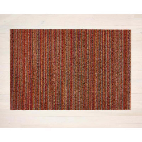 Chilewich 24 in. W X 36 in. L Orange Skinny Stripe Polyester/Vinyl Utility Mat