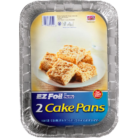 Hefty EZ Foil 9 in. W X 13 in. L Cake Pan 2 pc, Pack of 12