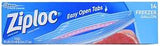 Ziploc 00389 Series Freezer Bag, Zipper Closure, 10-9/6 in W, 10-3/4 in L, 1 gal Capacity, 14/PK