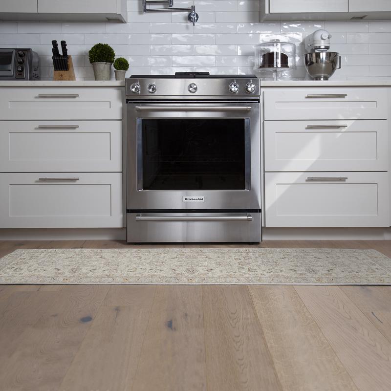 Gel Pro NeverMove 24 in. W X 76 in. L Beige Jordan Oatmeal Polyester Runner Rug