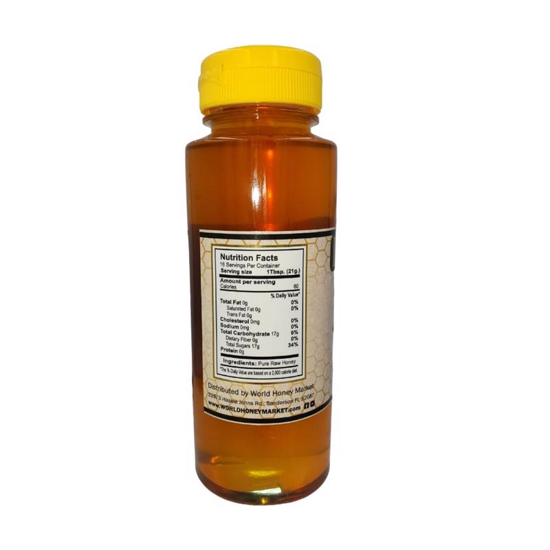 World Honey Market Gallberry Honey 12 oz Bottle, Pack of 12
