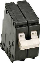 Cutler-Hammer CHF250 Circuit Breaker with Flag, Mini, Type CH, 50 A, 2 -Pole, 120/240 V, Instantaneous Trip