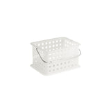 iDesign 5 in. H X 7 in. W X 9 in. L Frosted Clear Shower Caddy