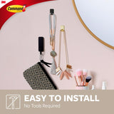 3M Command Small Plastic Hook 1 in. L 4 pk