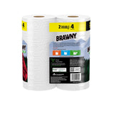 Brawny Tear-A-Square Paper Towels 100 sheet 2 ply 2 pk, Pack of 12