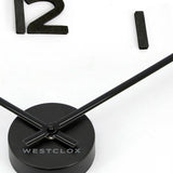 Westclox 20 in. L X 20 in. W Indoor Modern Analog Wall Clock Plastic Black