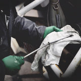 Watson Gloves Green Monkey L Nitrile Textured Pattern Green Disposable Gloves