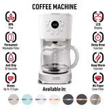 Haden 12 cups Ivory Coffee Maker