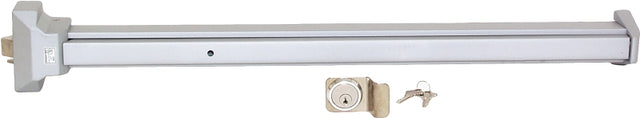 ProSource 8000-80NLS-AS Panic Bar, 32-1/2 in W, Stainless Steel/Steel/Zinc Alloy, Powder-Coated, 1-3/4 in Thick Door