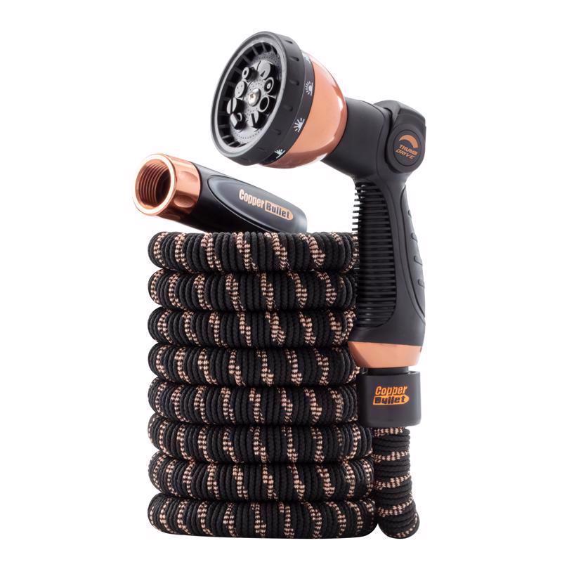 Pocket Hose Copper Bullet 3/4 in. D X 50 ft. L Medium Duty Expandable Flexible Garden Hose