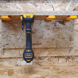 StealthMounts Tool Holders Compatible with DeWalt 18/20V & Flexvolt; Yellow ABS Tool Holder 4 pk