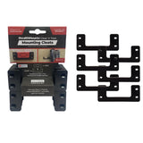 StealthMounts Mounting Cleats Compatible with Milwaukee Packout; Black ABS Packout Holder 6 pk