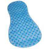 Carex Health Brands Blue Shower/Tub Safety Mat Rubber .5 in. H X 32 in. L