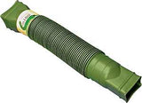 Amerimax Flex-A-Spout Series 85011 Downspout Extension, 22 to 55 in L Extended, Vinyl, Green