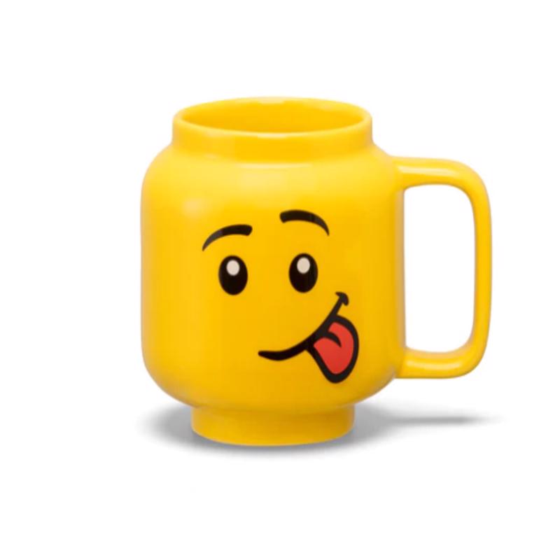 LEGO 7.6 oz Yellow BPA Free Silly Mug, Pack of 8