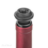 Final Touch Black Silicone Wine Stopper