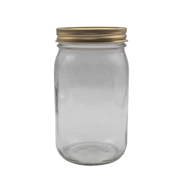 Anchor Hocking Tecnocap Wide Mouth Canning Jar 32 oz 12 pk