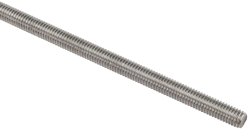 National Hardware 4002BC Series N218-230 Threaded Rod, 3/8-16 Thread, 36 in L, Stainless Steel, UNC Thread