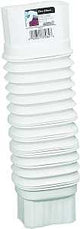 Amerimax 37084HPC Flex Elbow, 2 x 3 in Gutter, Plastic, White