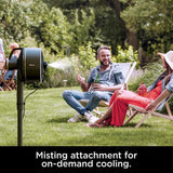 Shark FlexBreeze 37 in. H Oscillating Fan W/InstaCool Mist Attachment Remote Control