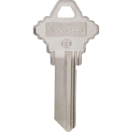 HILLMAN Traditional Key House/Office Key Blank 89 SC8 Single For Schlage Locks, Pack of 4