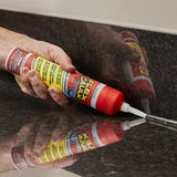 Flex Seal Family of Products Flex Caulk Clear Polymer Advanced Hybrid Polymer Caulk 6.6 oz, Pack of 4