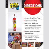 Flex Seal Family of Products Flex Caulk Clear Polymer Advanced Hybrid Polymer Caulk 6.6 oz, Pack of 4