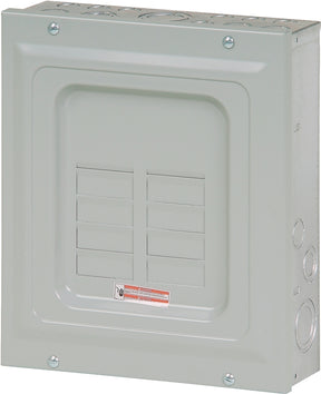 Cutler-Hammer BR Series BR612L125SP Load Center, 125 A, 6-Space, 12-Circuit, Main Lug, NEMA 1 Enclosure, Surface
