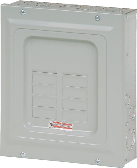 Cutler-Hammer BR Series BR612L125SP Load Center, 125 A, 6-Space, 12-Circuit, Main Lug, NEMA 1 Enclosure, Surface