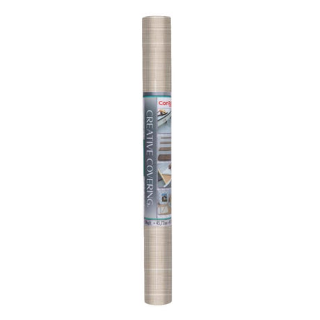 Con-Tact Creative Covering 16 ft. L X 18 in. W Taupe Shelf and Drawer Liner