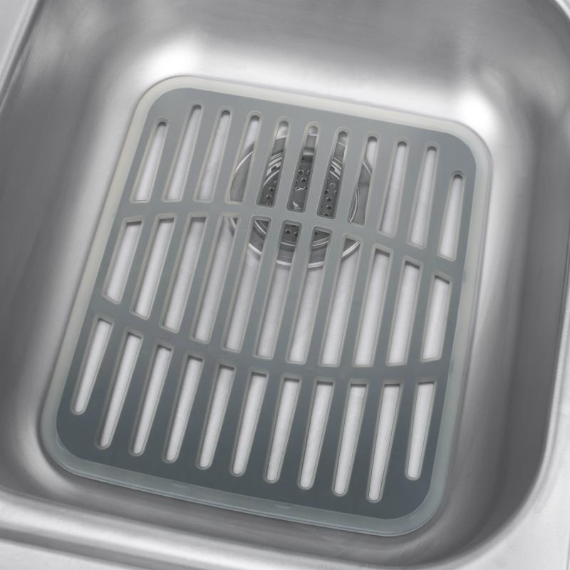 Spectrum Cora 13 in. L X 11 in. W X 1 in. H Plastic Sink Mat