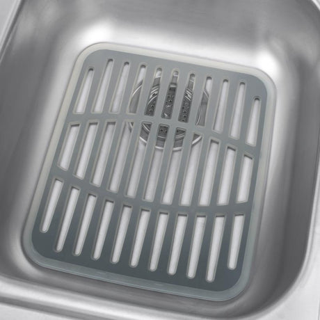 Spectrum Cora 13 in. L X 11 in. W X 1 in. H Plastic Sink Mat