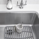 Spectrum Cora 12 in. L X 16 in. W X 1 in. H Plastic Sink Mat