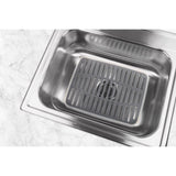 Spectrum Cora 12 in. L X 16 in. W X 1 in. H Plastic Sink Mat