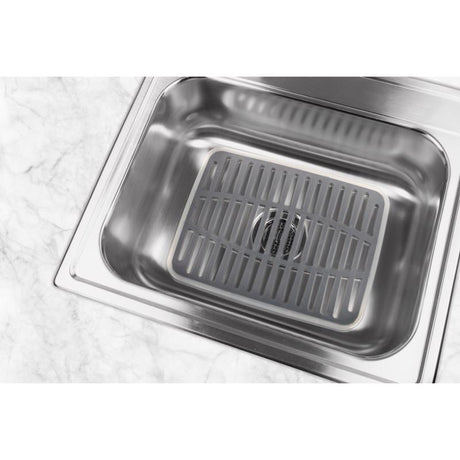 Spectrum Cora 12 in. L X 16 in. W X 1 in. H Plastic Sink Mat
