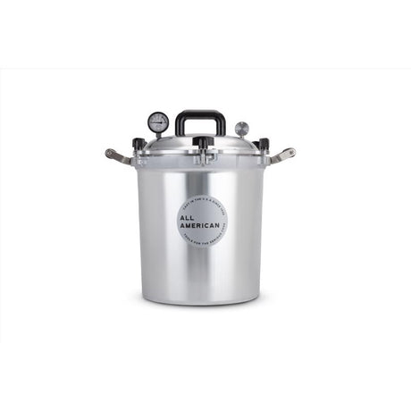 All American 1930 Cast Aluminum Pressure Canner 30 qt Silver