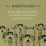 All American 1930 Cast Aluminum Pressure Canner 10 qt Silver