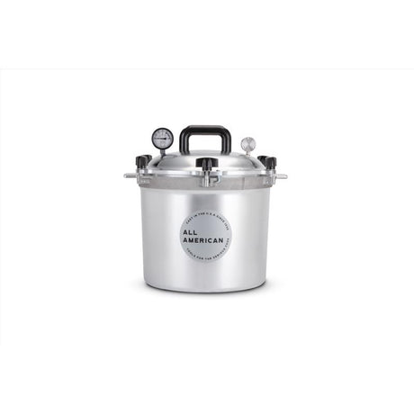 All American 1930 Cast Aluminum Pressure Canner 21.5 qt Silver
