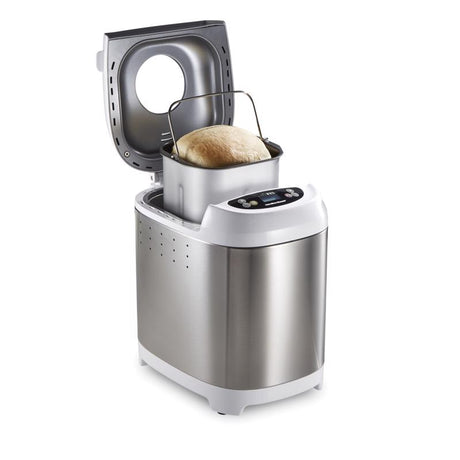 Hamilton Beach Chrome White Stainless Steel 2 lb Artisan Bread and Dough Maker